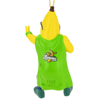Tree Buddees x Savannah Bananas Mascot Split Official Banana Ball Ornament - Limited Edition
