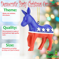 USA Presidential - Political Christmas Ornament  (Democratic Party)