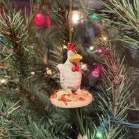 Chicken and Waffles Christmas Ornament Funny Decoration