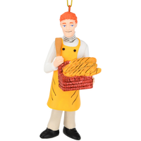 Ginger Bread Man Ornament Redhead Baker Hilarious Play on Words