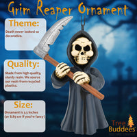 The Grim Reaper Halloween Christmas Ornament