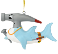 Hammerhead Shark Christmas Ornament Funny Play on Words