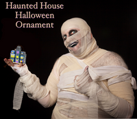 Spooky Haunted House Halloween Ornament Decoration