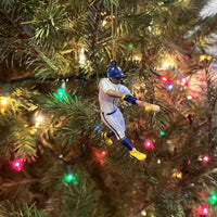 Tree Buddees x Savannah Bananas Player Official Banana Ball Ornament - Limited Edition (Dark Tone Batter - White Jersey)