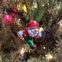 Super Santa Bros Fun & Unique Gamer Christmas Ornaments