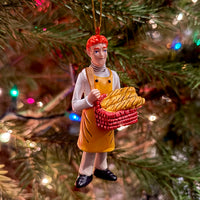 Ginger Bread Man Ornament Redhead Baker Hilarious Play on Words