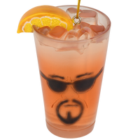 Iced T Ornament Funny Rapper & Actor Inspired Resin Glass of Iced Tea