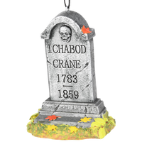 Ichabod Crane Tombstone Ornament Sleepy Hollow Decoration