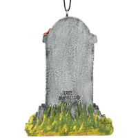 Ichabod Crane Tombstone Ornament Sleepy Hollow Decoration