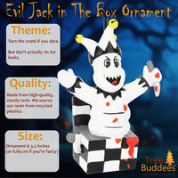 Evil Jack in The Box Halloween / Christmas Ornaments