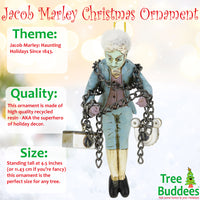 A Christmas Carol Ghost of Jacob Marley Ornament - Scrooge's Partner