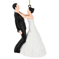 Bride & Groom Marriage Ornament Newlyweds - Hilarious Wedding Cake Topper