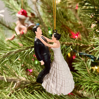 Bride & Groom Marriage Ornament Newlyweds - Hilarious Wedding Cake Topper