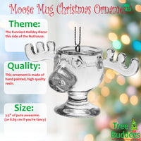 Moose Mug Christmas Ornament