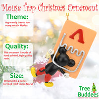 Mouse Trap Funny Christmas Ornaments