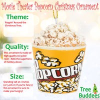 Movie Theater Popcorn Food Christmas Ornament Decoration