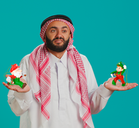 Super Elf Bros Fun & Unique Gamer Christmas Ornaments