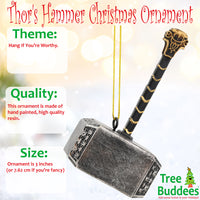 Mjölnir Thor's Hammer Christmas Ornament Decoration