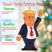 Donald Trump Christmas Ornament