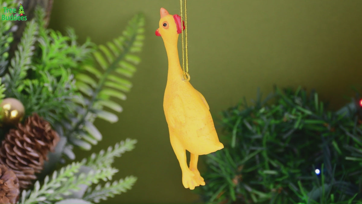 rubber chicken tree Rubber Chicken Funny Gift Christmas Ornaments