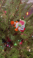 Clownfish Clown Christmas Ornament Funny Play on Words Decor