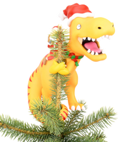 T-Rex Christmas tree topper