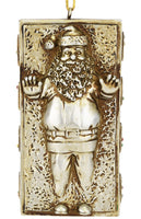 Funny santa claus ornaments
