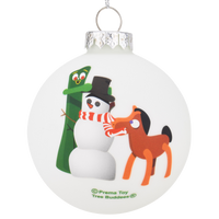 
              Gumby Christmas ornaments
            