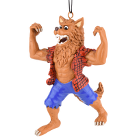 werewolf halloween ornament