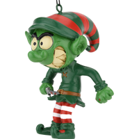 evil elf ornament