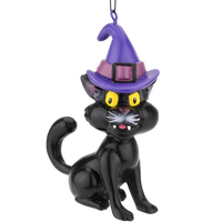 black cat halloween decoration