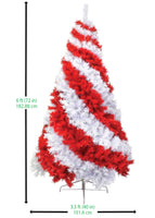candy cane looking tree