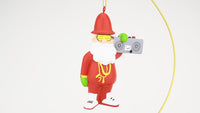 80's Hip Hop Santa Resin Christmas Ornament