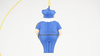 North Pole Police Department Resin Christmas Ornament