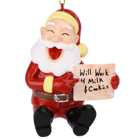 fun santa claus ornament