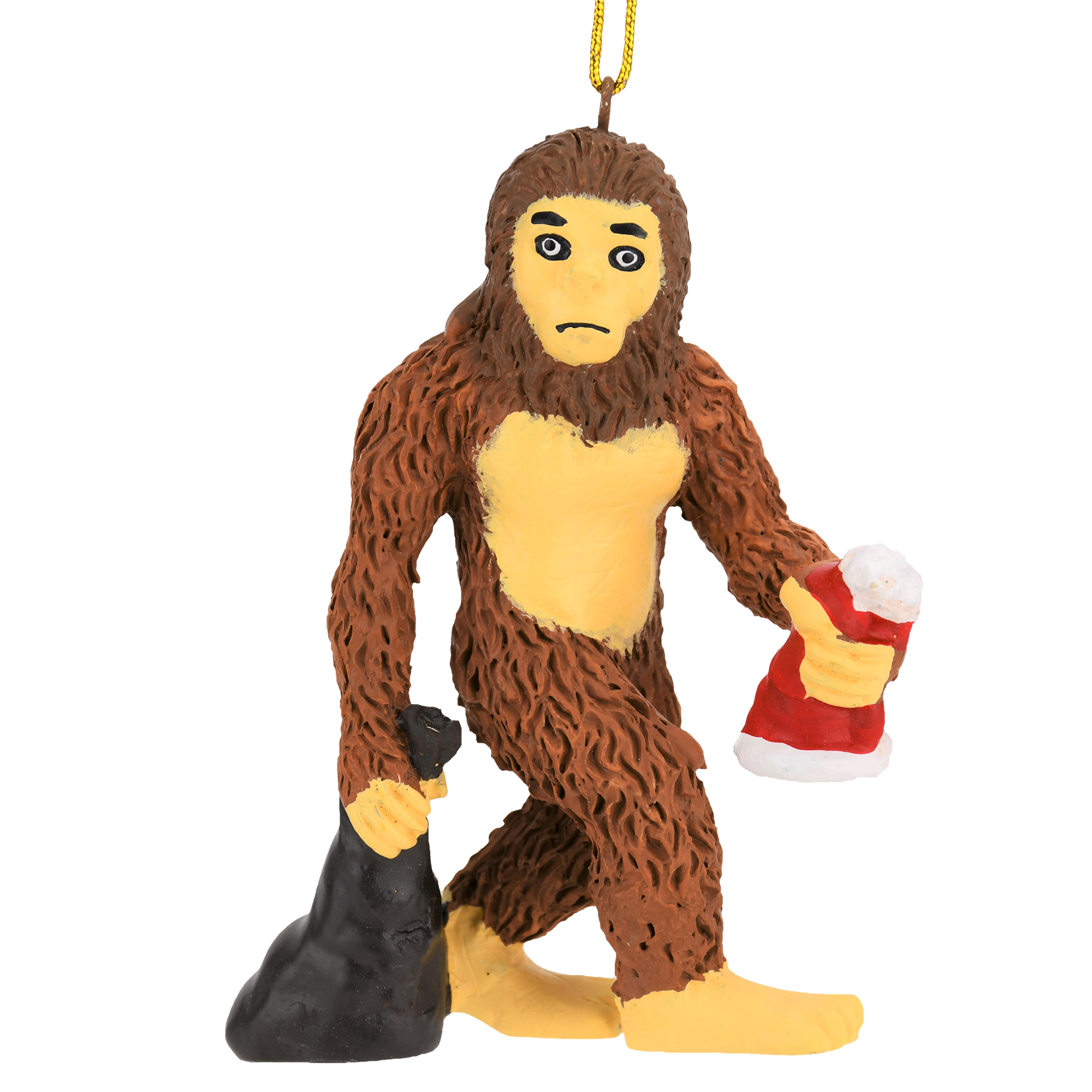 bigfoot christmas ornament