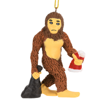 bigfoot christmas ornament