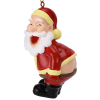 mooning santa decoration