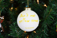 don't eat yellow snow