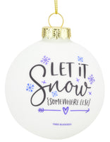 funny glass ornaments