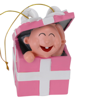 baby's first Christmas ornament girl