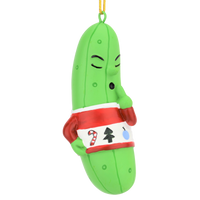 
              hiding pickle Christmas tree ornament
            
