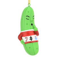 hiding pickle Christmas tree ornament