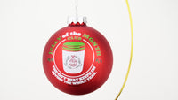 Jelly of The Month Club Red Glass Christmas Ornament