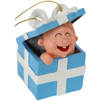 baby's first Christmas ornament boy