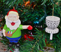 disc golf christmas ornament