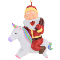 
              santa riding a unicorn
            