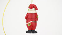 zombie santa ornament