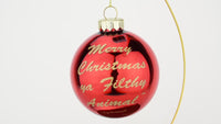 funny glass ornaments