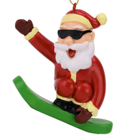 Snowboarding ornaments